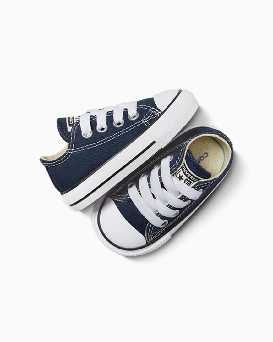 Tenis Converse Chuck Taylor All Star Classicos Cano Baixo Menino Azul Marinho | PT G0T8P93